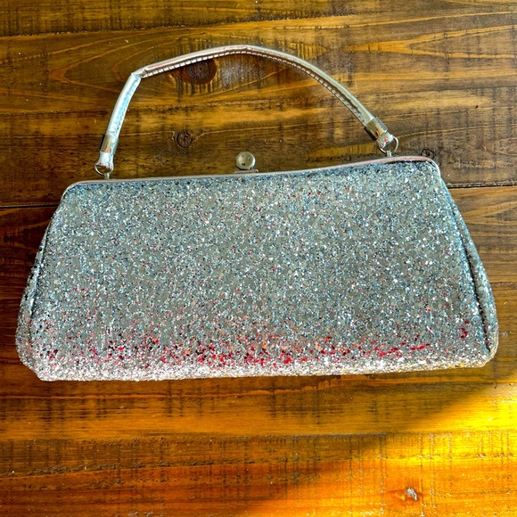 Handbags - Silver sequin clutch / purse